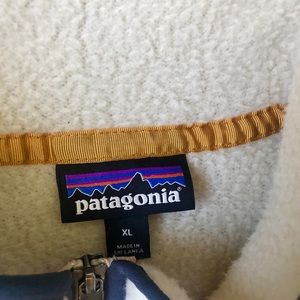 Patagonia Retro Pile Marsupial Fleece Pullover- Womens XL Color:  Pelican